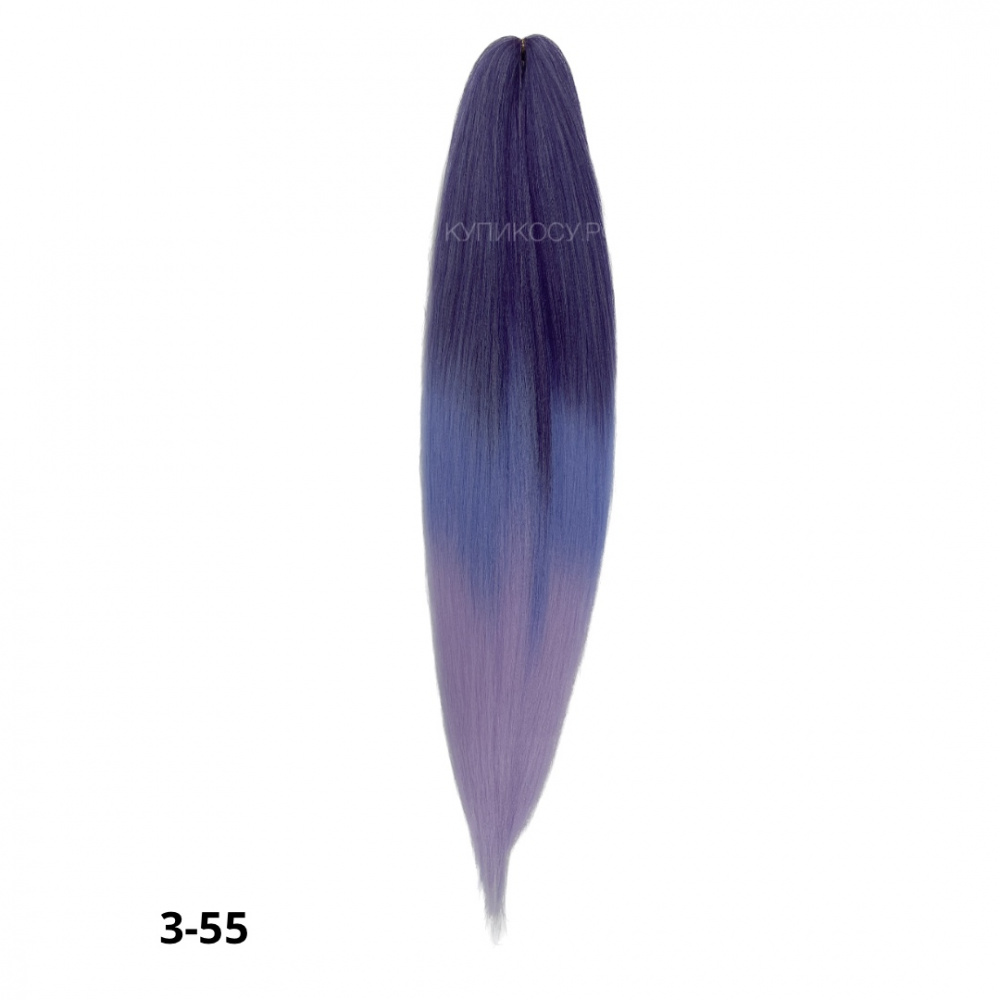 Канекалон Cocktail 3-55 (Purple/Lblue/Lavander)