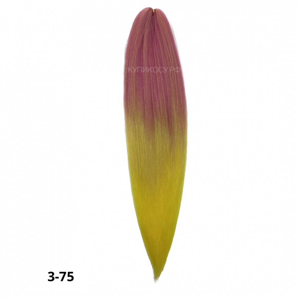Канекалон Cocktail 3-75 (Hotplum/RoseGold/Yellow)