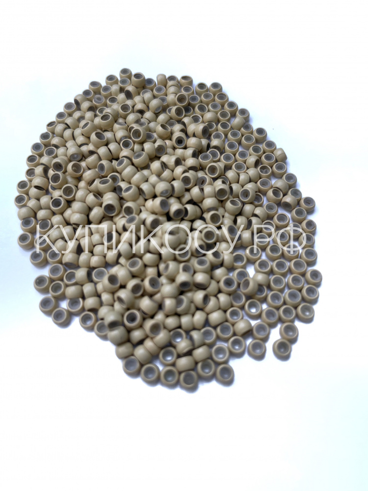Нано-капсулы для наращивания #6(светло-бежевый) 3мм 100шт